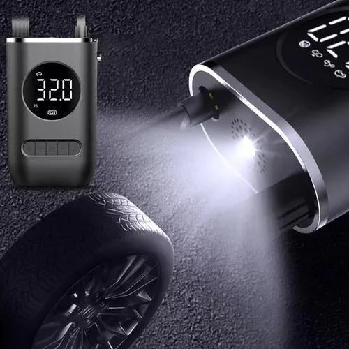 Compressor de Ar Digital Portátil AirPro | Pneus Sempre no Ponto