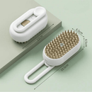 Escova a Vapor 3 em 1 PetSoft™| Desembaraça sem machucar, hidrata e remove pelos