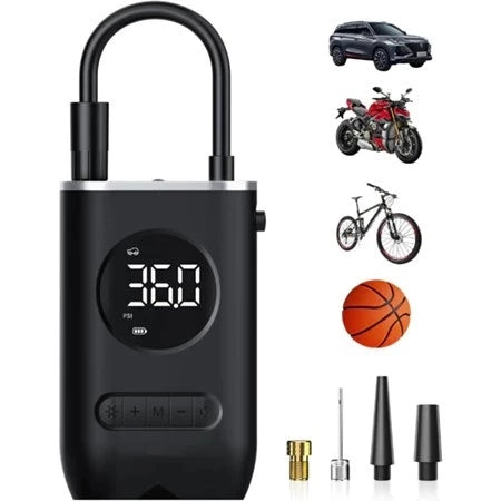 Compressor de Ar Digital Portátil AirPro | Pneus Sempre no Ponto