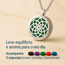 Colar Difusor de Óleos Essenciais AromaSoul | Bem-Estar em Cada Respiração