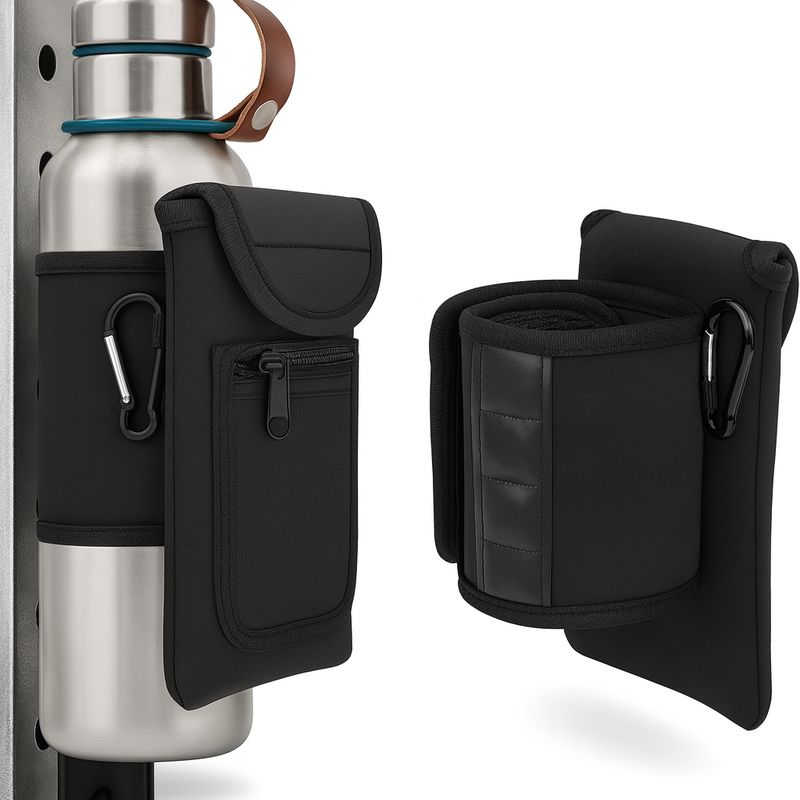 Suporte Magnético para Garrafa e Celular GymMag | Hidratação e tela à mão