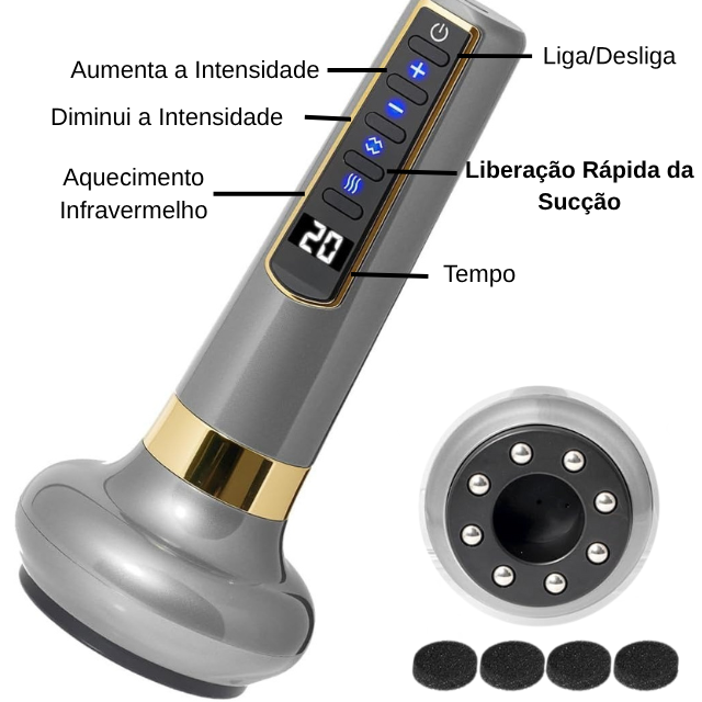 Massageador Elétrico Anticelulite CelluFree | Pele mais Lisa e Firme