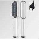 Escova Alisadora 3 em 1 Bivolt StraightPro™ | Liso rápido com controle de temperatura