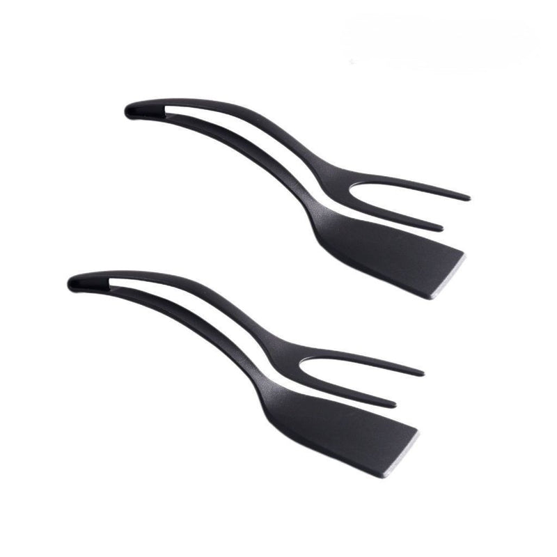 Espátula 2 em 1 DuoFlex | Agarra, Vira e Serve com Facilidade