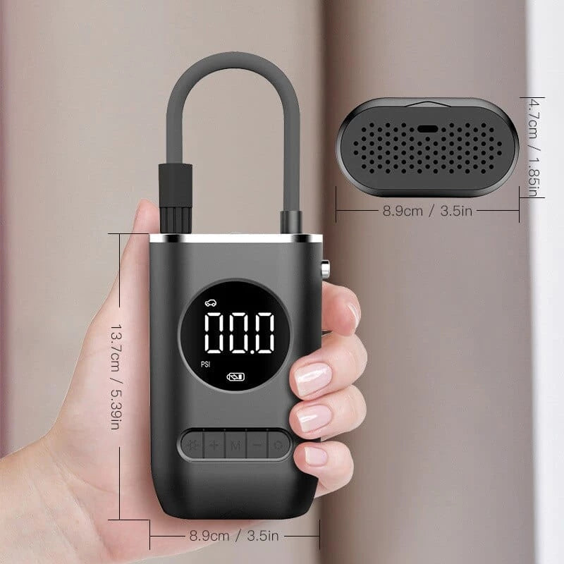 Compressor de Ar Digital Portátil AirPro | Pneus Sempre no Ponto