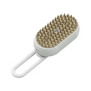 Escova a Vapor 3 em 1 PetSoft™| Desembaraça sem machucar, hidrata e remove pelos